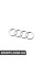 8J0853742A2ZZ VAG Емблема кілець Audi - хром