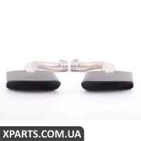 4M0071771A VAG Чорні хромовані вихлопні насадки - пара