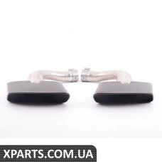 4M0071771A VAG Чорні хромовані вихлопні насадки - пара