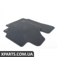 8J1863691FXZA VAG Комплект передніх килимків з килимовим покриттям - Soul (чорний) / Terra Dark