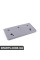 8W0807285FRP5 VAG Кронштейн номерного знака передній - Twilight Matte