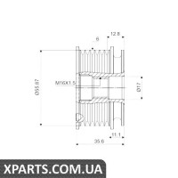 Механізм вільного ходу генератора VALEO 588032