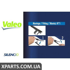 Комплект стеклоочистителей VALEO Silencio Flat / бескаркасный / 600 • 600 мм / со спойлером / VALEO 574710