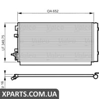 Конденсер VALEO 814187