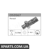 Датчик тиску оливи Vernet OS3567