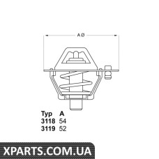 Термостат Mitsubishi Wahler 311982D4