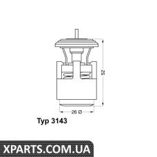 Термостат VW Caddy II-III 1.4-1.6 95-10 Wahler 314387D