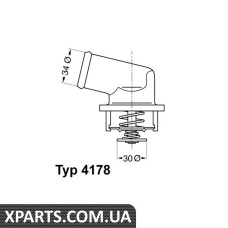 Термостат, охлаждающая жидкость Wahler 417892D