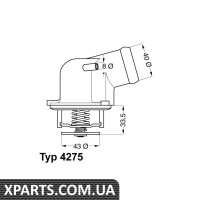 Термостат MB Sprinter 901-904/VW LT 2.3 95-06 Wahler 427587D