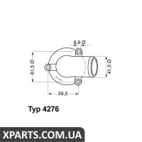 Термостат MB C-class W202/E-class W210 1.8-2.3 93-02 Wahler 427687D