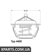 Термостат Wahler 445083D