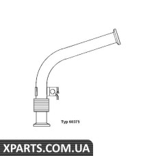 Трубка рециркуляції ОГ MB Sprinter 2.9TI Wahler 60375D