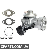Клапан EGR VW Caddy 1.9TI 77KW 03-Wahler 7451D