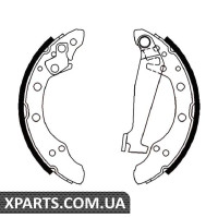 Колодки гальмові барабанні ZIMMERMANN 109901003 (аналог VAG 007440071A для VW Polo/Seat)