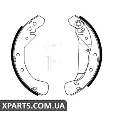 Тормозные колодки барабанные  ZIMMERMANN 109901009 (аналог OPEL 1605062)