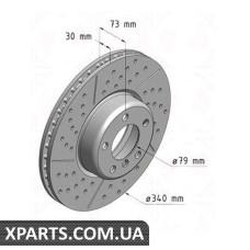 Тормозной диск   Zimmermann 150290620 (аналог BMW 34106797602 для  BMW, MINI 3 F30)