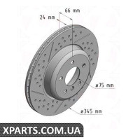 Гальмівний диск Zimmermann 150292020 (аналог BMW 34206797600 для BMW, MINI 3 F30)