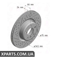 Гальмівний диск ZIMMERMANN 150292220 (аналог BMW 34206797598 для BMW, MINI 3 F30)