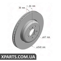 Гальмівний диск Zimmermann 150295620 (аналог BMW 34116860909)