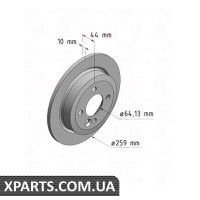 Гальмівний диск 259x10 ZIMMERMANN 150340120 (аналог BMW 34211503070 для BMW, MINI COOPERONE)