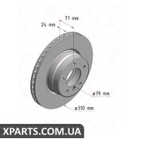 Гальмівний диск Zimmermann 150340220 (аналог BMW 34116764021 для BMW, MINI 5 E60)