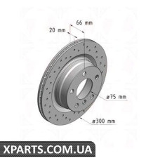 Тормозной диск 320x20  ZIMMERMANN 150349852 (аналог BMW 34216792227 для  BMW, MINI 1 F20)