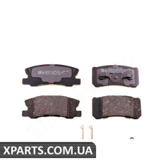 Колодки Тормозные дисковые   Zimmermann 235821551 (аналог MITSUBISHI MN102628 для  MITSUBISHI PAJERO 00-)