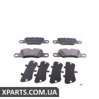 Гальмівні дискові колодки Zimmermann 245541601 (аналог PORSCHE 971698451D)