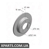 Гальмівний диск ZIMMERMANN 285352820 (аналог HYUNDAI 584113X300 для HYUNDAI, KIA I30)