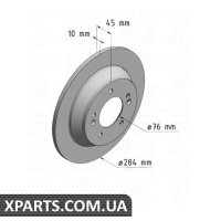 Гальмівний диск ZIMMERMANN 320381120 (аналог KIA 58411A4000 для HYUNDAI, KIA CARENS)