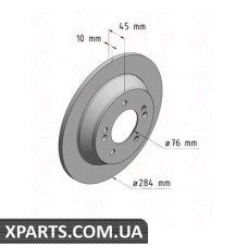 Гальмівний диск ZIMMERMANN 320381120 (аналог KIA 58411A4000 для HYUNDAI, KIA CARENS)