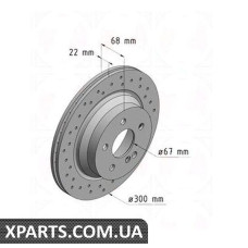 Тормозной диск Zimmermann 400362252