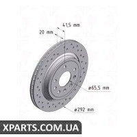 Гальмівний диск 292x20 ZIMMERMANN 430149652 (аналог FIAT 46836490 для OPEL, Chevrolet, GM VECTRA C)