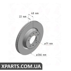 Гальмівний диск Zimmermann 440313220 (аналог PEUGEOT 1610704680)