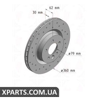 Гальмівний диск Zimmermann 450520252
