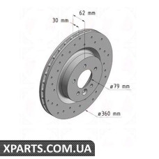 Тормозной диск Zimmermann 450520252