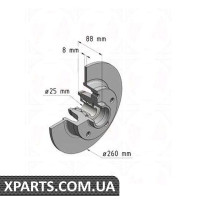 Гальмівний диск ZIMMERMANN 470540000 (аналог RENAULT 432001539R)