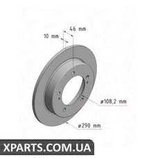 Тормозной диск   ZIMMERMANN 540530720 (аналог SUZUKI 5521176J02 для  SUZUKI JIMNY)