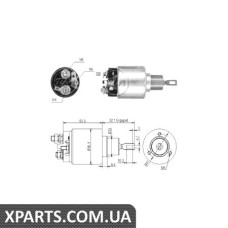Реле стартера, що втягує, ZM ZM775