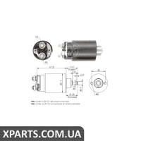 Реле стартера, що втягує, ZM ZM1761