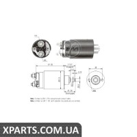 Реле стартера ZM ZM761, що втягує.