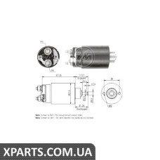 Реле стартера ZM ZM761, що втягує.