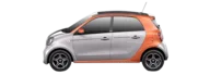 Smart FORFOUR Наклонная задняя часть (453)