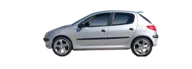 Peugeot 206 Наклонная задняя часть (2A/C)