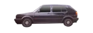 VW GOLF II (19E, 1G1)